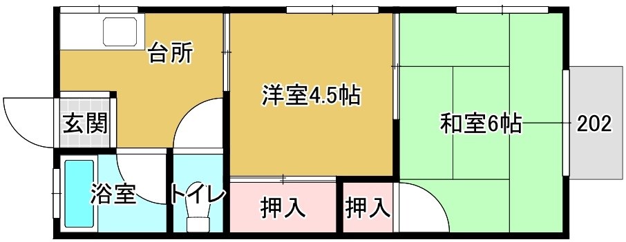 サンハイツ  間取り