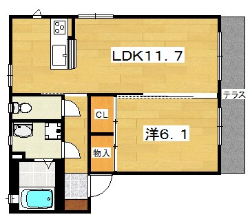 シャーメゾン天の川 間取り