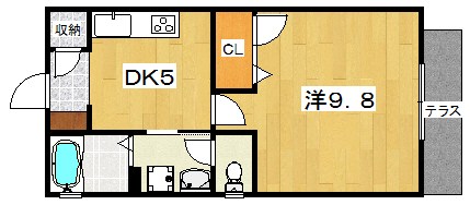 大阪府枚方市南中振１丁目 間取り