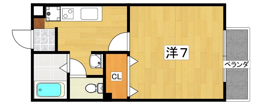 シャンテ香里 間取り