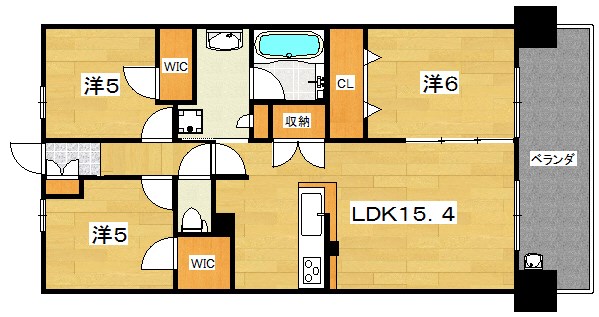 プラウド枚方 間取り