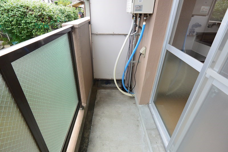 志智マンション ベランダ