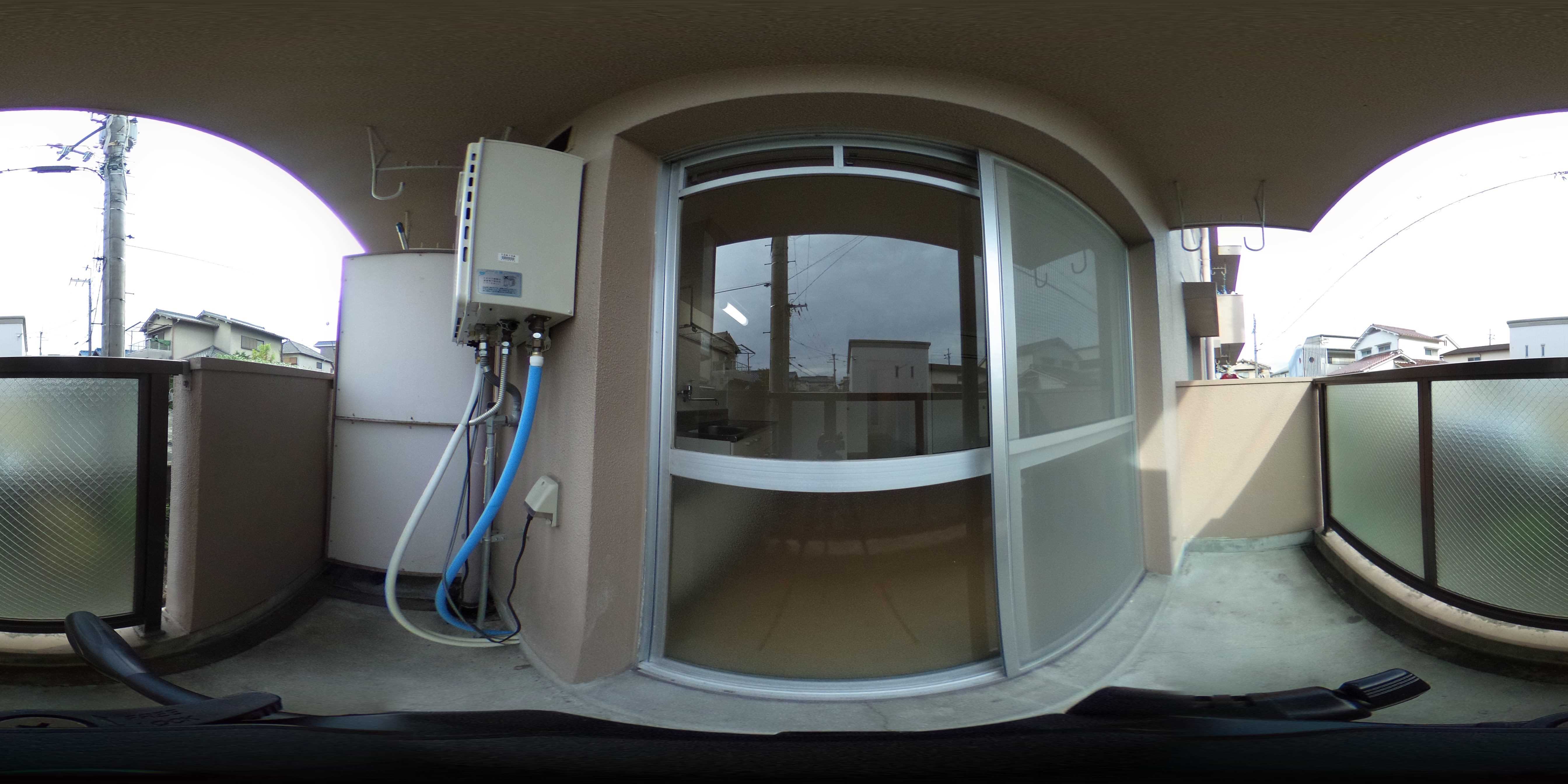 志智マンション ベランダ