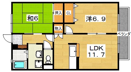 サニーヒルモリイ 間取り