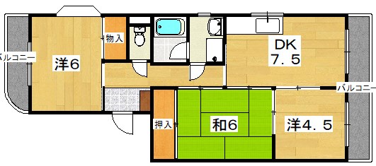 イワイマンション 間取り
