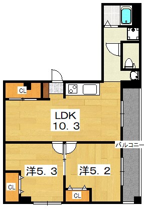 Sbacco B棟 間取り