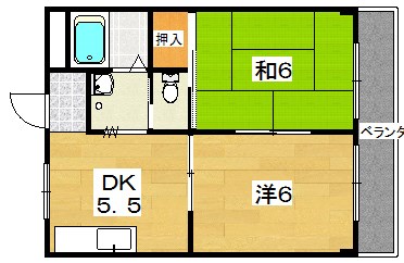 五丁目ハイツ 間取り