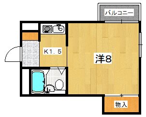 ジョイフルくずはⅠ 間取り
