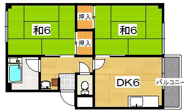 双康マンション 間取り