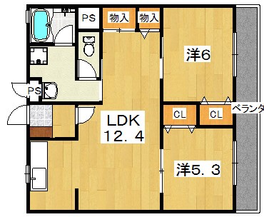 石垣ハイツ 間取り