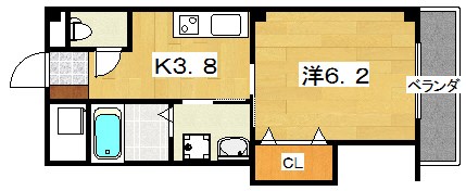 Ｍ’ｓ　cube Ⅱ 間取り