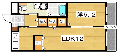 プリモーテ枚方公園 間取り