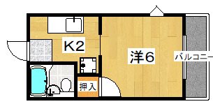 奥田ハイツ 間取り