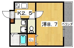 クレール渚 間取り