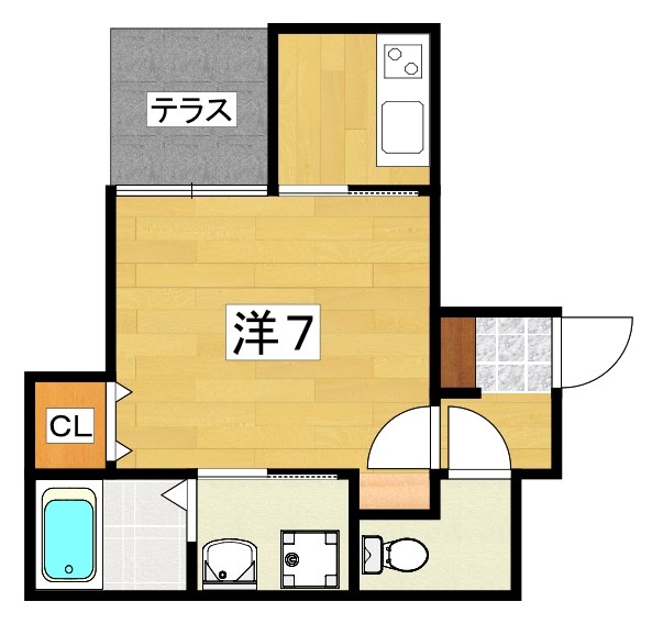 大阪府枚方市南中振１丁目 間取り