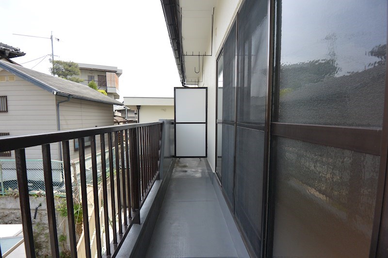 富田マンション ベランダ