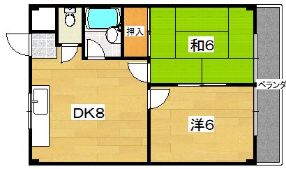 郡津金森マンション 間取り
