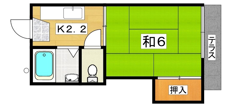 ミノワハイツ 間取り