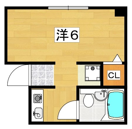 Ｎｅｗ　ＳｔｏＲＫ　Ａｐａｒｔｍｅｎｔ　禁野本町 間取り