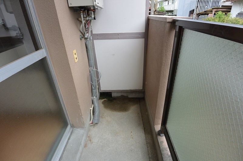 志智マンション ベランダ