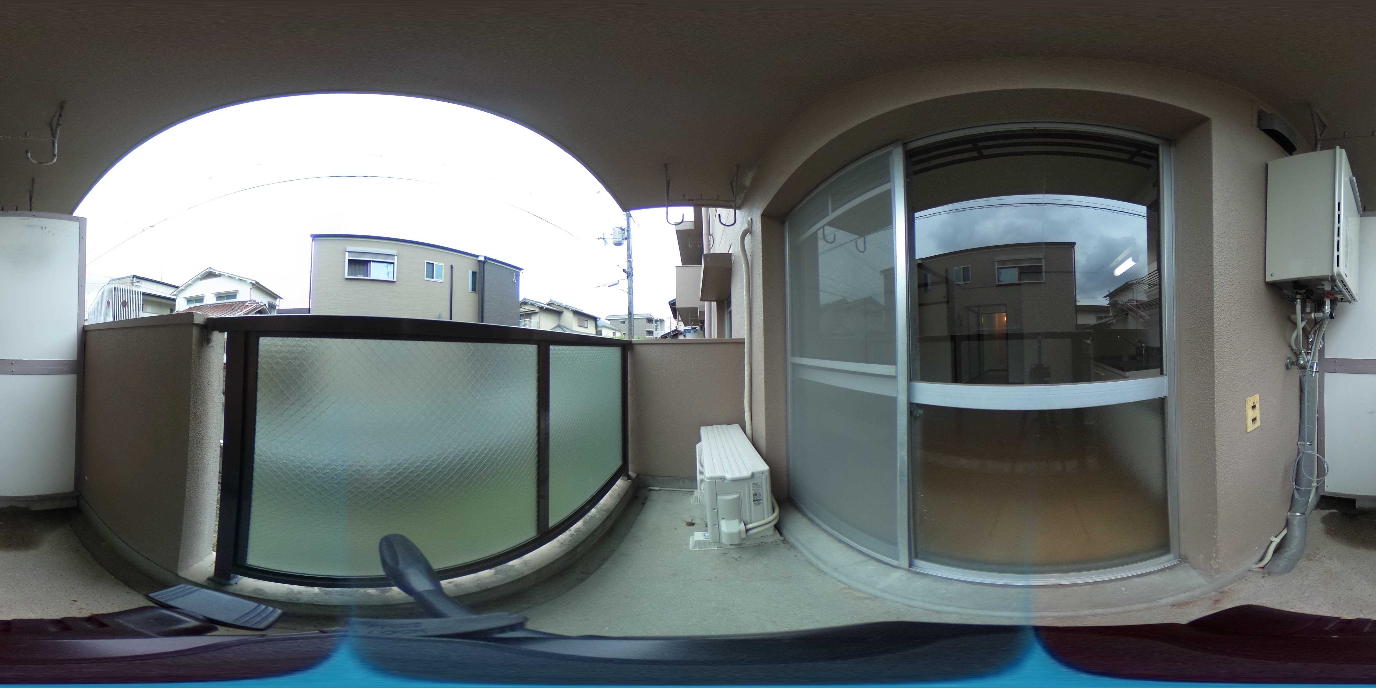 志智マンション ベランダ