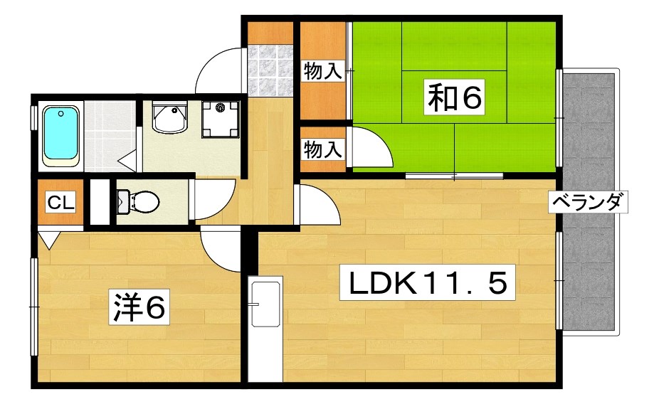 グリーンハイツ 間取り