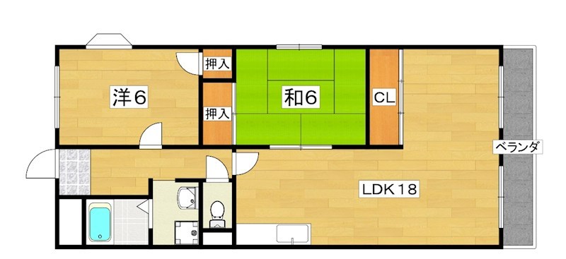 Belong枚方東1番館 間取り