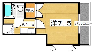 アートハイツ西崎 間取り