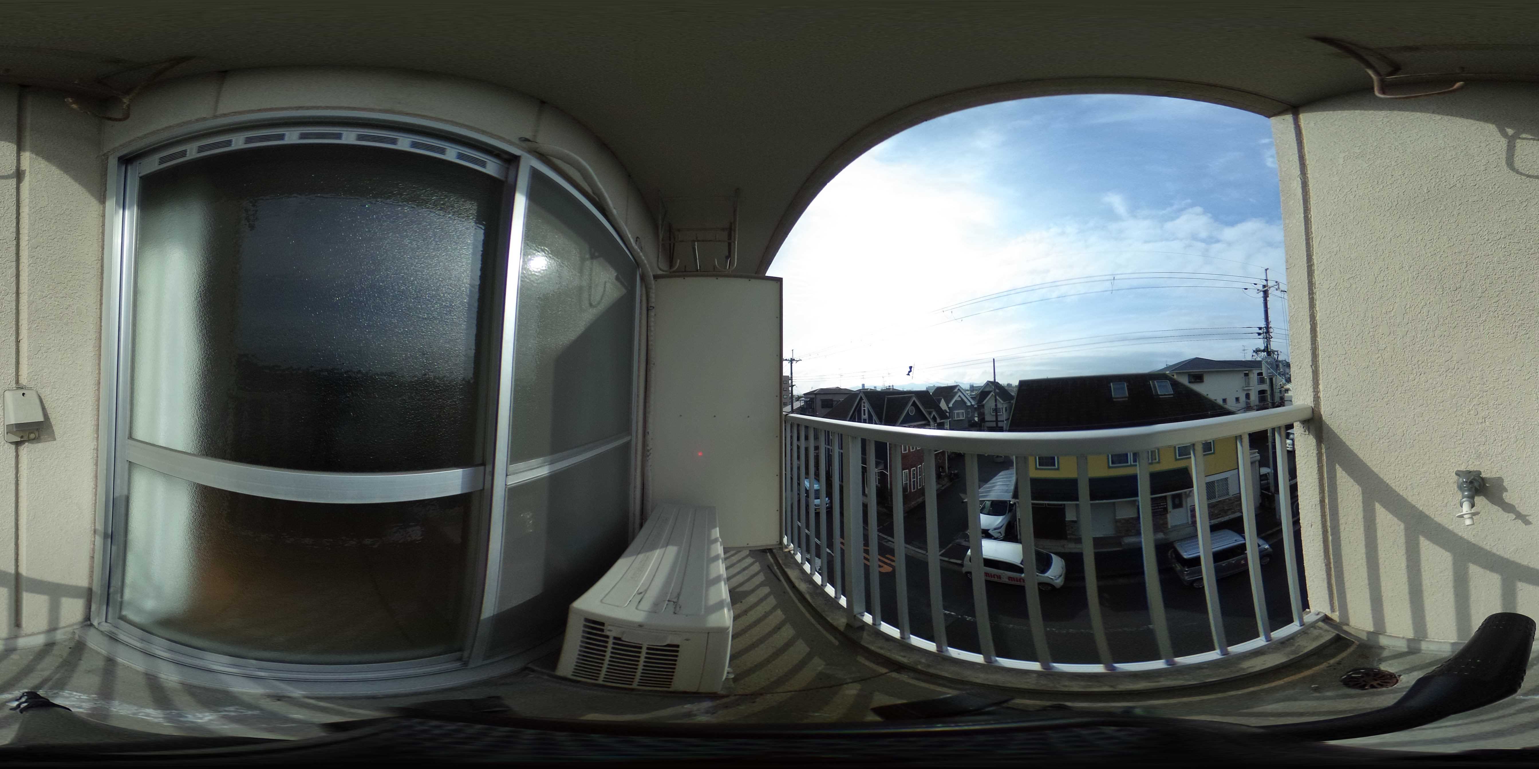 山戸ハイツ ベランダ