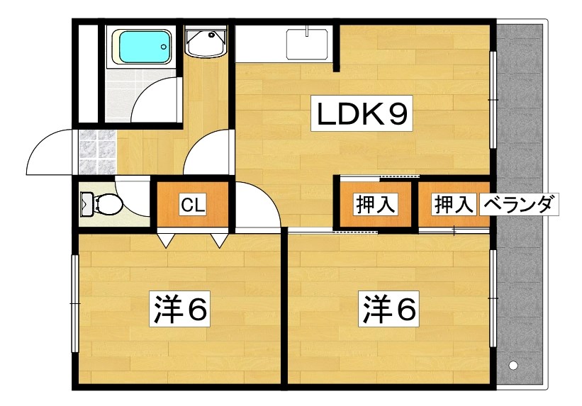 ロイヤルハイツさつき丘 間取り