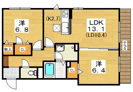 パークハイツくずは埜 間取り