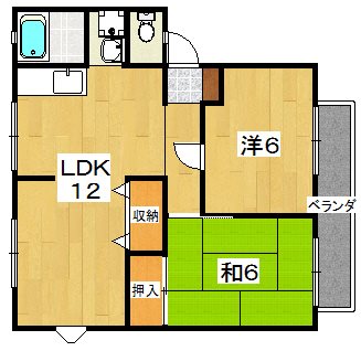 サンビレッジ高田B棟 間取り