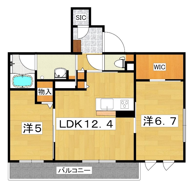 シャーメゾン　IMPUL 間取り