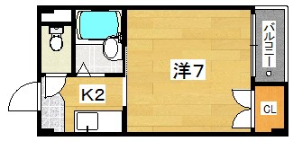 ユニソンハイツ津田 間取り