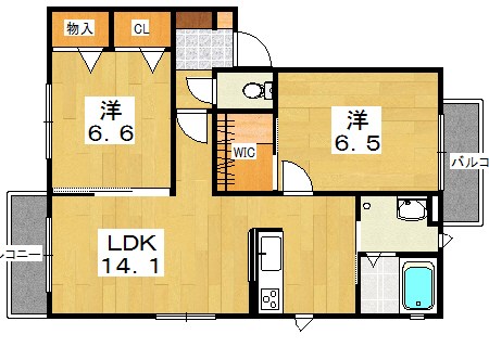 シャーメゾン　ジュピター 間取り