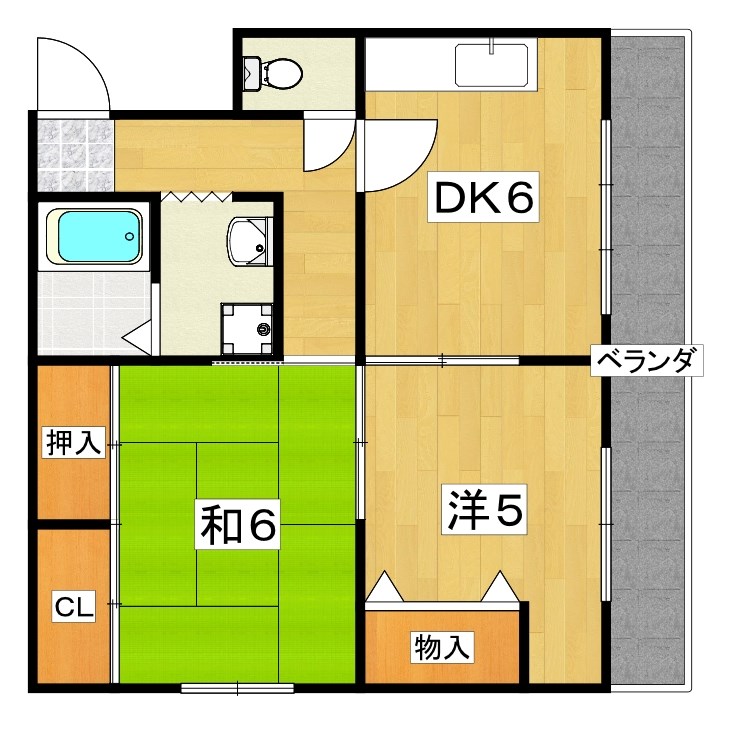 レジデンスJOY（松屋町） 間取り