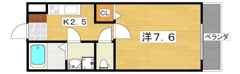 デイアコート香里 間取り