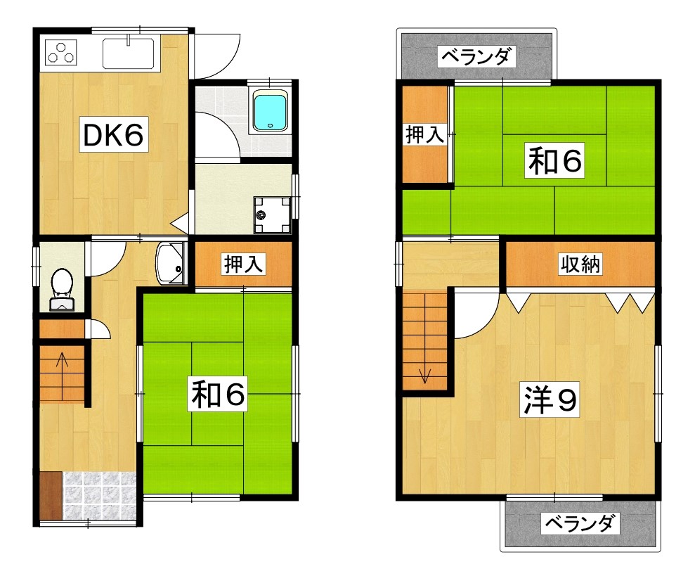 REN星丘25号一戸建貸家 間取り
