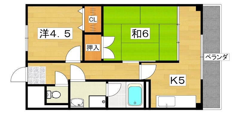 富士第二ビル 間取り
