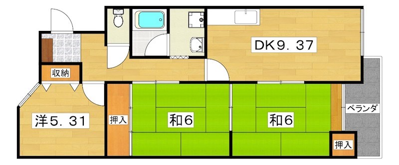ジェントリーズ岡田 間取り