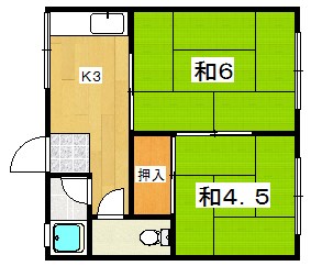 高田・岡田ハイツ 間取り