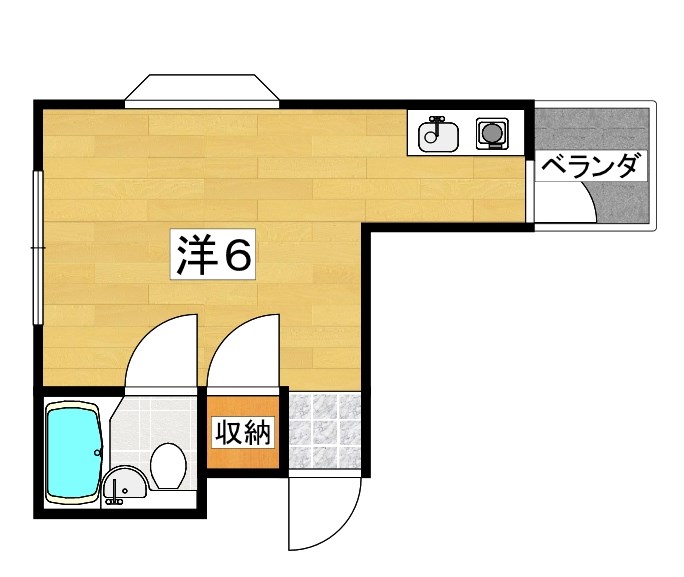 リバーサイド松屋町 間取り