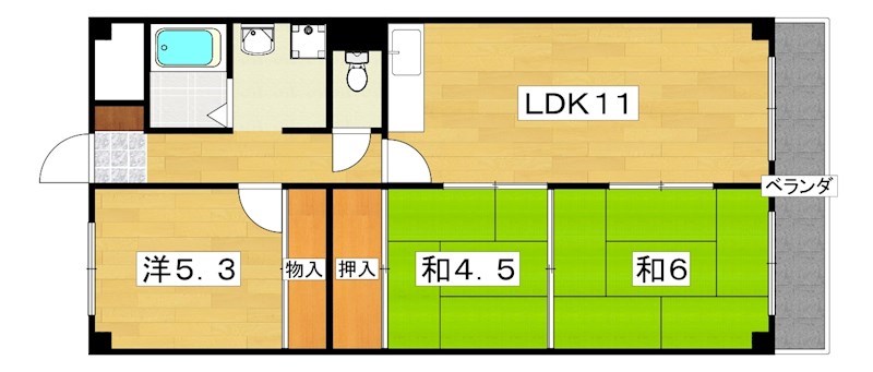 枚方壱番館 間取り