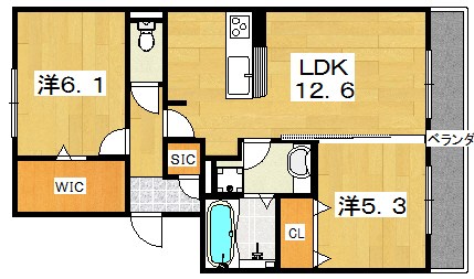 FELUX　柊 間取り