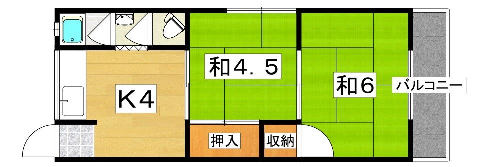 田中コーポ 間取り