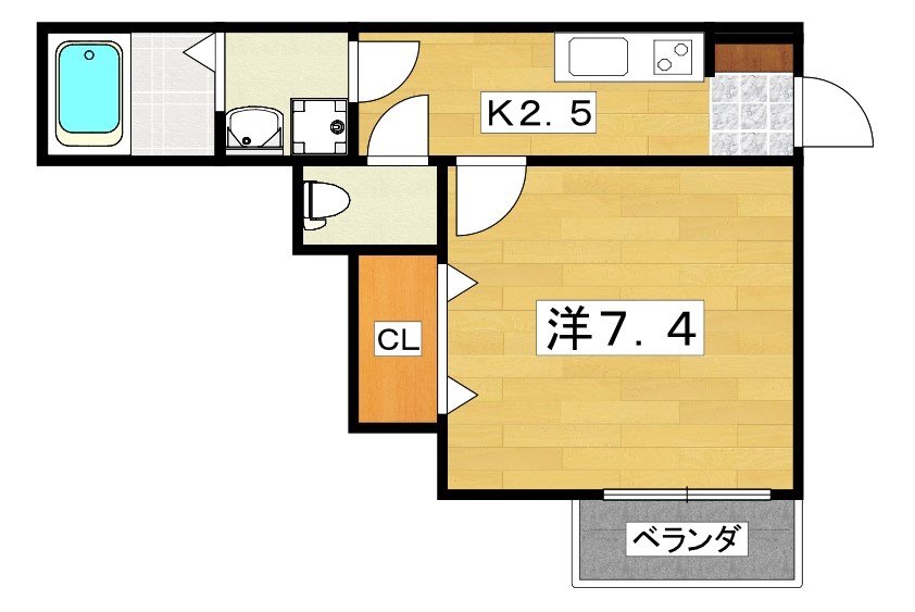 デイアコート香里 間取り