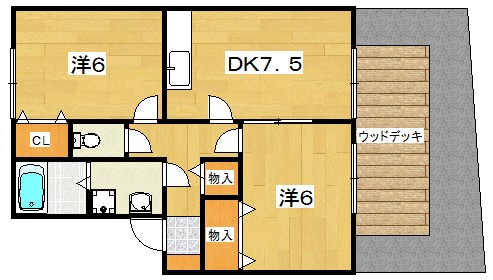 クレール山之上 間取り