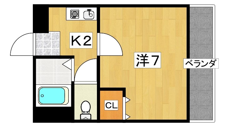オークグレイス香里園 間取り