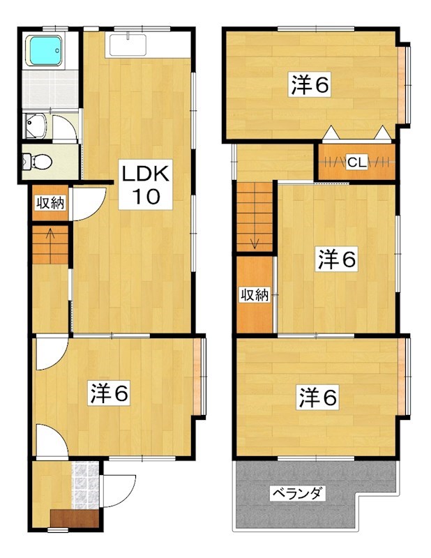 船橋本町戸建て 間取り