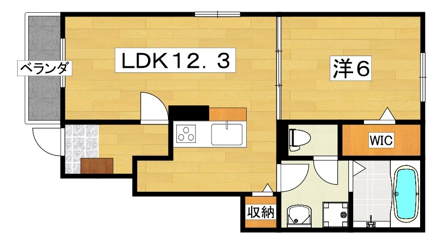 大阪府枚方市走谷１丁目 間取り